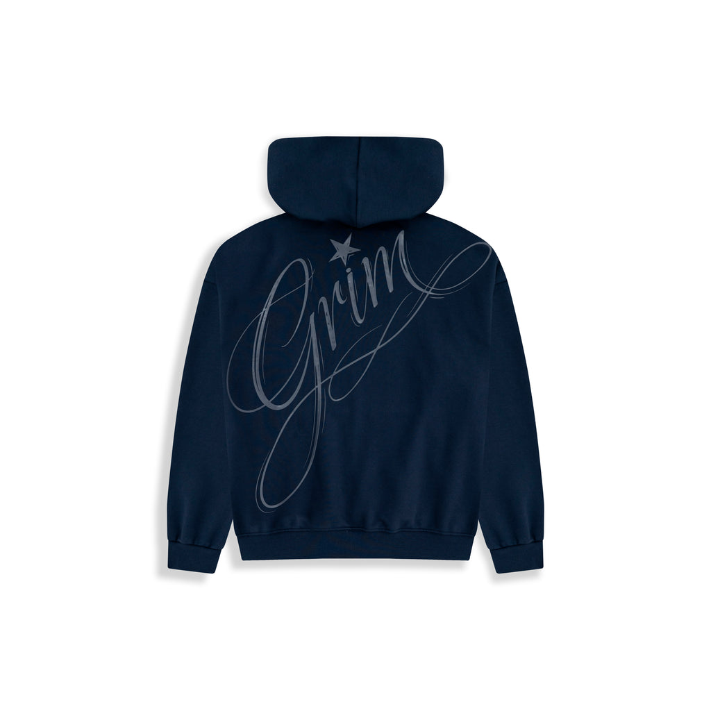 Grim Azul Hoodie.